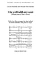 It is well with my soul SATB/SAB choral sheet music cover